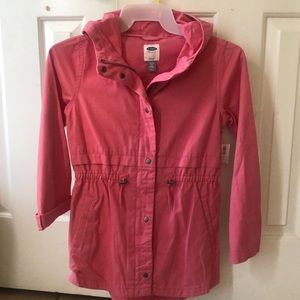 New girl’s hooded jacket with tag